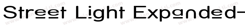 Street Light Expanded字体转换